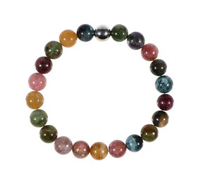 Toermalijn (multicolour) armband 20 cm | 8 mm kralen Toermalijn (multicolour) armband 20 cm | 8 mm kralen