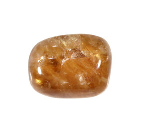 Calciet (honing) steen getrommeld | groot (L) Calciet (honing) steen getrommeld | groot (L)