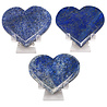 Lapis lazuli edelsteen hart op standaard 10 cm Lapis lazuli edelsteen hart op standaard 10 cm