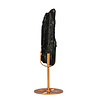Toermalijn (zwart) ruw op goudkleurige standaard | 400 - 500 gram Toermalijn (zwart) ruw op goudkleurige standaard | 400 - 500 gram