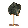 Labradoriet schijf gepolijst op standaard 13 x 18,2 x 1,6 cm | 790 gram Labradoriet schijf gepolijst op standaard 13 x 18,2 x 1,6 cm | 790 gram