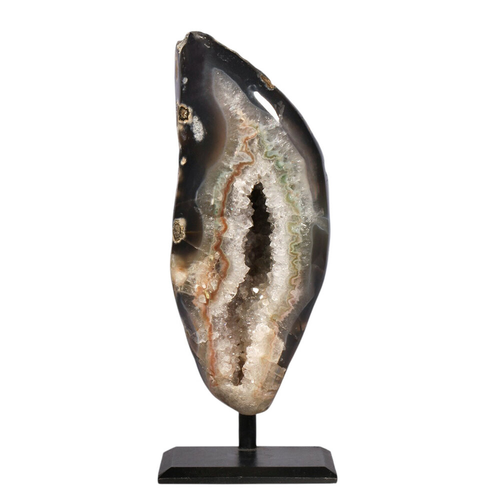 Agaat op standaard 16,7 x 7,2 x 7,6 cm | 1335 gram Agaat op standaard 16,7 x 7,2 x 7,6 cm | 1335 gram