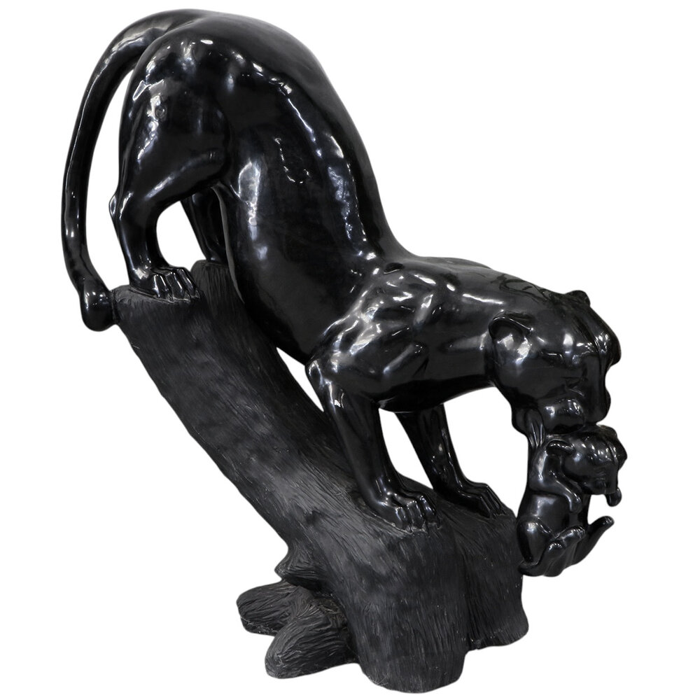 Onyx met Biotiet panter | 95,5 x 85 x 38 cm | 135 kg Onyx met Biotiet panter | 95,5 x 85 x 38 cm | 135 kg