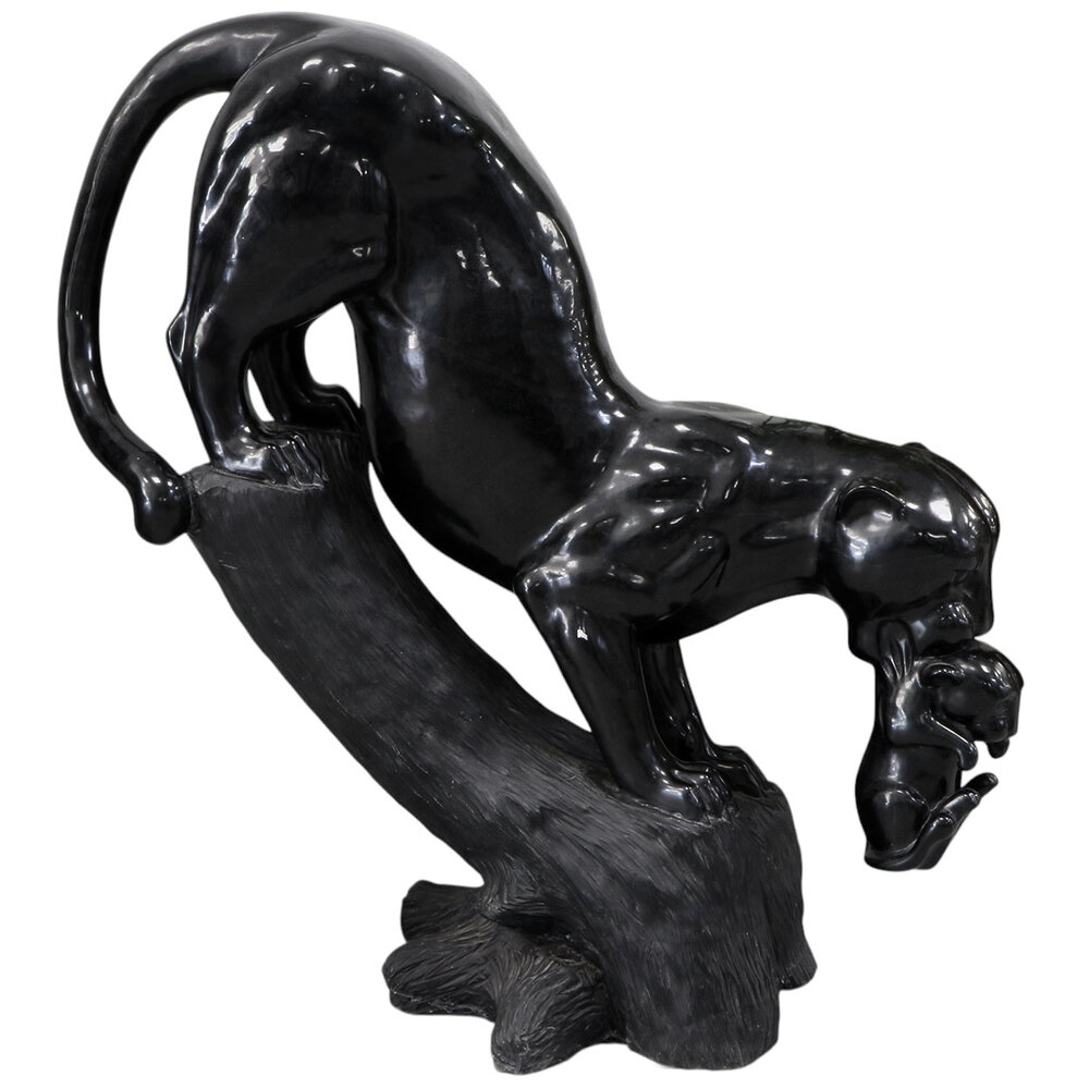 Onyx met Biotiet panter | 95,5 x 85 x 38 cm | 135 kg Onyx met Biotiet panter | 95,5 x 85 x 38 cm | 135 kg