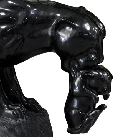 Onyx met Biotiet panter | 95,5 x 85 x 38 cm | 135 kg Onyx met Biotiet panter | 95,5 x 85 x 38 cm | 135 kg