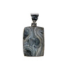 Zilveren hanger chalcedoonroosje | rechthoek 2,4 x 1,7 cm Zilveren hanger chalcedoonroosje | rechthoek 2,4 x 1,7 cm