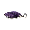 Zilveren hanger charoiet | markies 3,7 x 2,7 cm