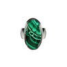 Zilveren ring malachiet maat 17 | ovaal 2,1 x 1,1 cm Zilveren ring malachiet maat 17 | ovaal 2,1 x 1,1 cm