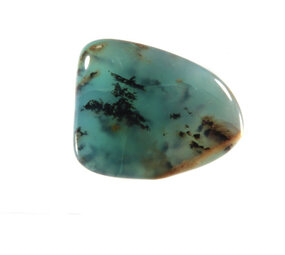 Opaal (Andes) blauw steen getrommeld | groot (L)