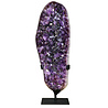 Amethist A-kwaliteit geode op standaard 48 x 18,5 x 8,5 cm | 14,2 kg Amethist A-kwaliteit geode op standaard 48 x 18,5 x 8,5 cm | 14,2 kg