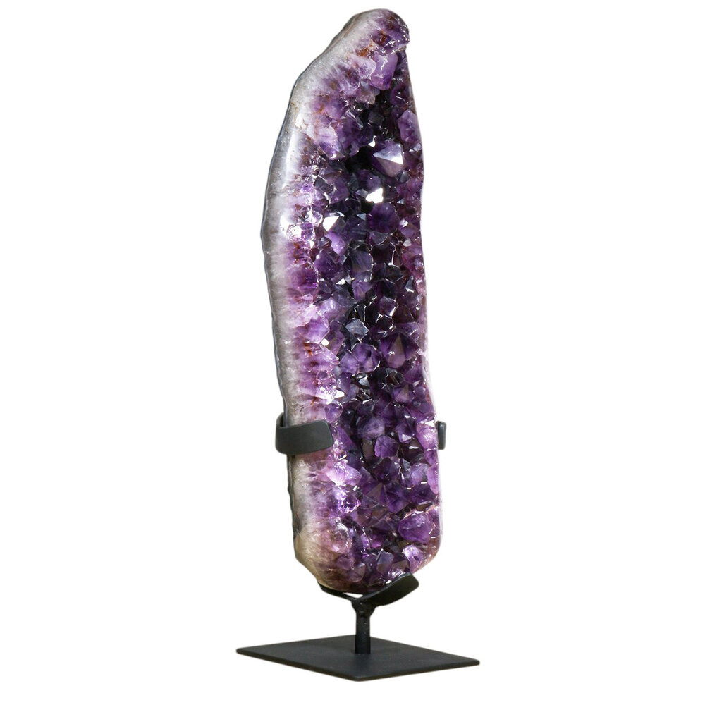 Amethist A-kwaliteit geode op standaard 48 x 18,5 x 8,5 cm | 14,2 kg Amethist A-kwaliteit geode op standaard 48 x 18,5 x 8,5 cm | 14,2 kg