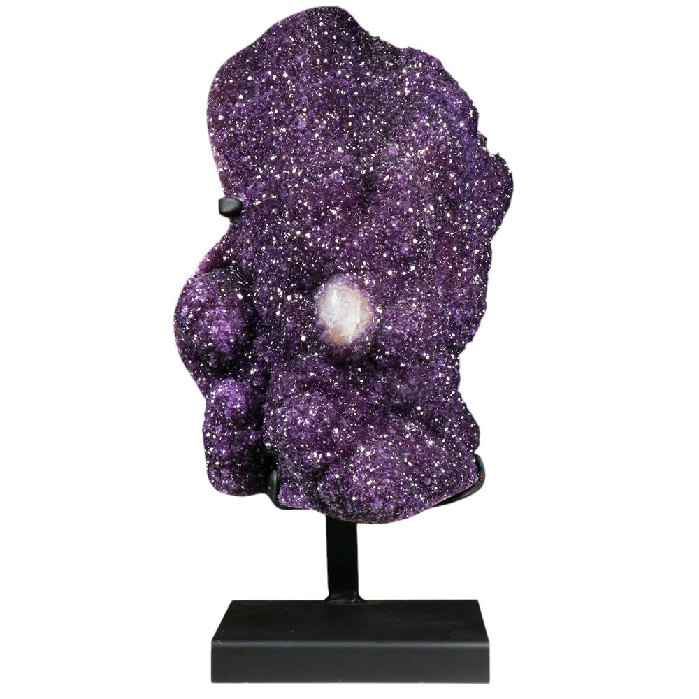 Amethist A-kwaliteit cluster op standaard 40 x 25,5 x 20 cm | 21,2 kg Amethist A-kwaliteit cluster op standaard 40 x 25,5 x 20 cm | 21,2 kg