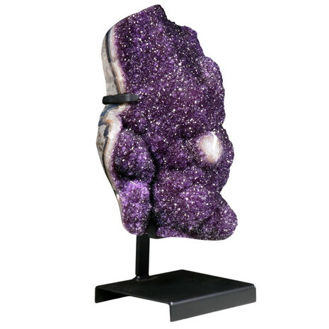 Amethist A-kwaliteit cluster op standaard 40 x 25,5 x 20 cm | 21,2 kg Amethist A-kwaliteit cluster op standaard 40 x 25,5 x 20 cm | 21,2 kg