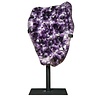 Amethist A-kwaliteit cluster op standaard 51,5 x 41 x 13 cm | 28,7 kg Amethist A-kwaliteit cluster op standaard 51,5 x 41 x 13 cm | 28,7 kg