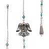 Suncatcher engel met bergkristal en Swarovski kralen Suncatcher engel met bergkristal en Swarovski kralen