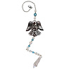 Suncatcher engel met bergkristal en Swarovski kralen Suncatcher engel met bergkristal en Swarovski kralen
