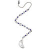 Suncatcher maan met bergkristal en Swarovski kralen