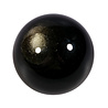 Obsidiaan (goud) bol 55 - 60 mm