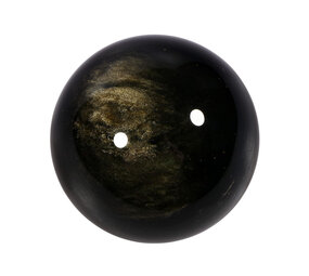 Obsidiaan (goud) bol 69 mm | 412 gram