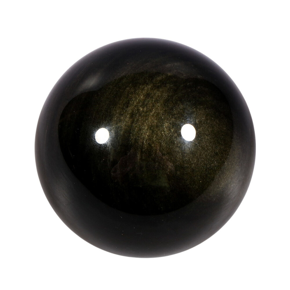Obsidiaan (goud) bol 62 mm | 295 gram Obsidiaan (goud) bol 62 mm | 295 gram
