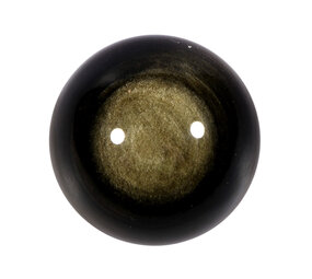 Obsidiaan (goud) bol 62 mm | 290 gram
