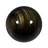 Obsidiaan (goud) bol 62 mm | 290 gram