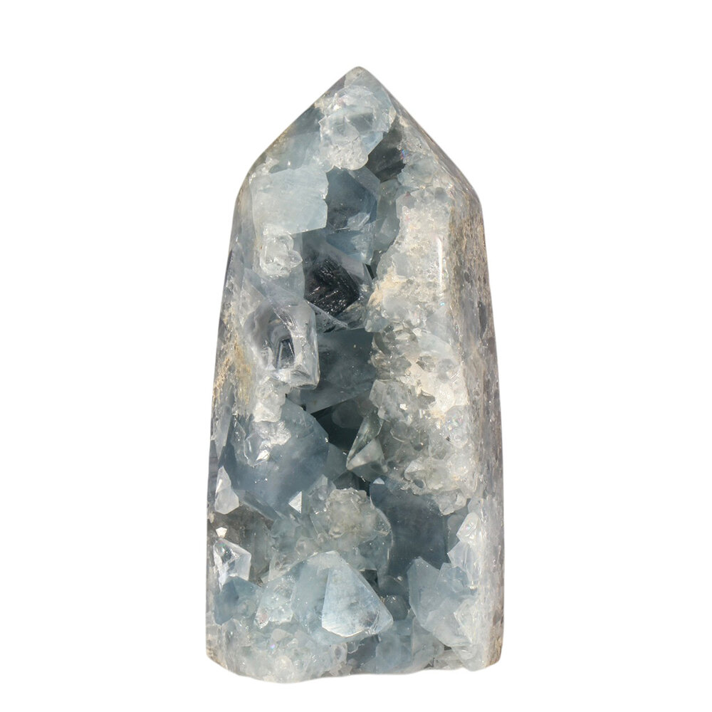 Celestien punt geslepen A-kwaliteit 14,8 x 6,6 x 5,9 cm | 1366 gram Celestien punt geslepen A-kwaliteit 14,8 x 6,6 x 5,9 cm | 1366 gram