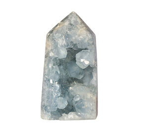 Celestien punt geslepen A-kwaliteit 13 x 6,6 x 7,3 cm | 1212 gram Celestien punt geslepen A-kwaliteit 13 x 6,6 x 7,3 cm | 1212 gram