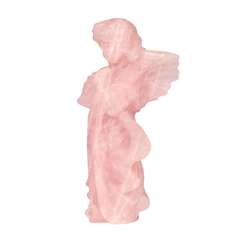 Rozenkwarts engel 14,9 x 6.6 x 5,2 cm | 418 gram Rozenkwarts engel 14,9 x 6.6 x 5,2 cm | 418 gram
