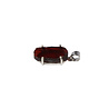 Zilveren hanger granaat ruw | ovaal gezet 1,7 x 1 cm Zilveren hanger granaat ruw | ovaal gezet 1,7 x 1 cm