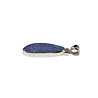 Zilveren hanger opaal (Australië) doublet | ovaal 2,2 x 0,9 cm Zilveren hanger opaal (Australië) doublet | ovaal 2,2 x 0,9 cm