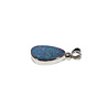 Zilveren hanger opaal (Australië) doublet | ovaal 1,8 x 1,4 cm Zilveren hanger opaal (Australië) doublet | ovaal 1,8 x 1,4 cm