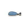 Zilveren hanger opaal (Australië) doublet | ovaal 1,6 x 1,1 cm Zilveren hanger opaal (Australië) doublet | ovaal 1,6 x 1,1 cm