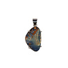 Zilveren hanger opaal (boulder) | ovaal gezet 2,1 x 1,4 cm Zilveren hanger opaal (boulder) | ovaal gezet 2,1 x 1,4 cm