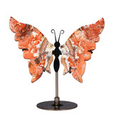 Agaat (roze) vlinder op standaard Agaat (roze) vlinder op standaard