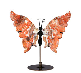 Agaat (roze) vlinder op standaard Agaat (roze) vlinder op standaard