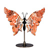 Agaat (roze) vlinder op standaard Agaat (roze) vlinder op standaard