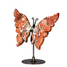 Agaat (roze) vlinder op standaard Agaat (roze) vlinder op standaard