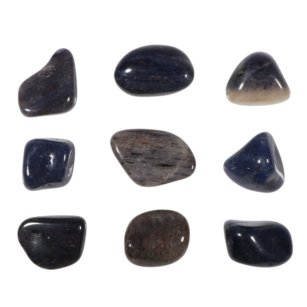 Aventurijn (blauw) steen getrommeld | klein (S) Aventurijn (blauw) steen getrommeld | klein (S)