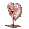 Amethist (roze) A-kwaliteit hart op standaard 14,3 x 15,2 x 4 cm | 1163 gram
