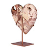 Amethist (roze) A-kwaliteit hart op standaard 17 x 17,8 x 3,3 cm | 1466 gram