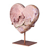 Amethist (roze) A-kwaliteit hart op standaard 15,3 x 17 x 4,6 cm | 1711 gram Amethist (roze) A-kwaliteit hart op standaard 15,3 x 17 x 4,6 cm | 1711 gram