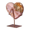 Amethist (roze) A-kwaliteit hart op standaard 15,3 x 17 x 4,6 cm | 1711 gram Amethist (roze) A-kwaliteit hart op standaard 15,3 x 17 x 4,6 cm | 1711 gram