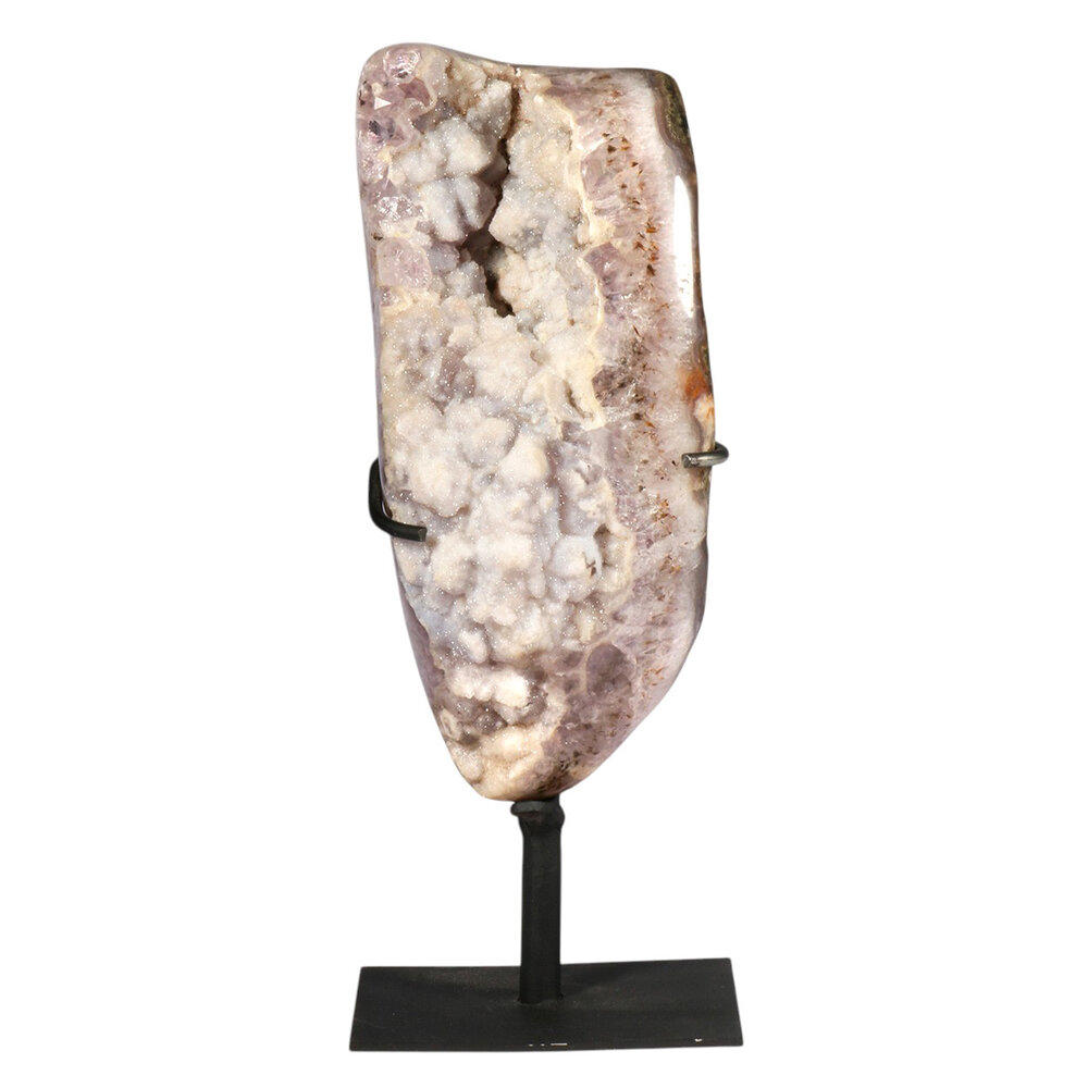 Amethist (gesuikerd) cluster op standaard 16,5 x 7,9 x 6,7 cm | 1244 gram