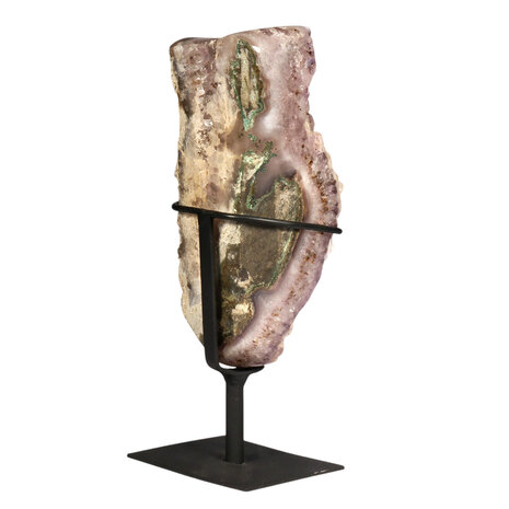 Amethist (gesuikerd) cluster op standaard 16,5 x 7,9 x 6,7 cm | 1244 gram