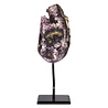 Amethist cluster op standaard 17 x 9,8 x 7,4 cm | 2265 gram Amethist cluster op standaard 17 x 9,8 x 7,4 cm | 2265 gram