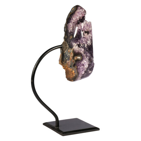 Amethist cluster op standaard 17 x 9,8 x 7,4 cm | 2265 gram Amethist cluster op standaard 17 x 9,8 x 7,4 cm | 2265 gram