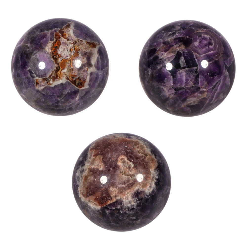 Amethist (Chevron) bol 60 - 65 mm Amethist (Chevron) bol 60 - 65 mm