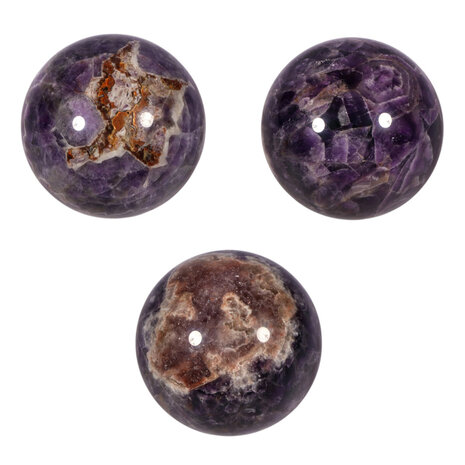 Amethist (Chevron) bol 60 - 65 mm Amethist (Chevron) bol 60 - 65 mm