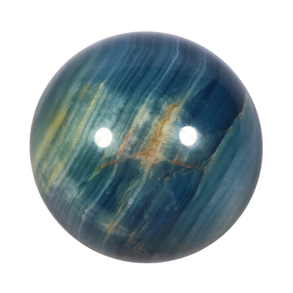Aragoniet (blauw) bol 70 mm | 512 gram Aragoniet (blauw) bol 70 mm | 512 gram